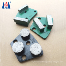 HUAZUAN Trapezoid diamond grinding head for concrete